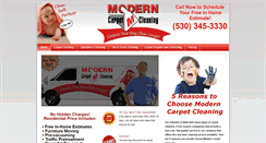 Desktop Screenshot of moderncarpetcleaning.com